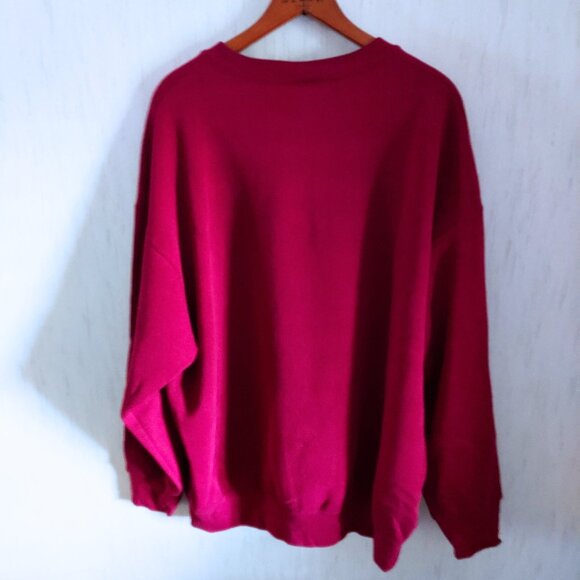 Vintage 80's Riviera Hotel Casino Red Crewneck Sweatshirt  Size XXL - Picture 2 of 4